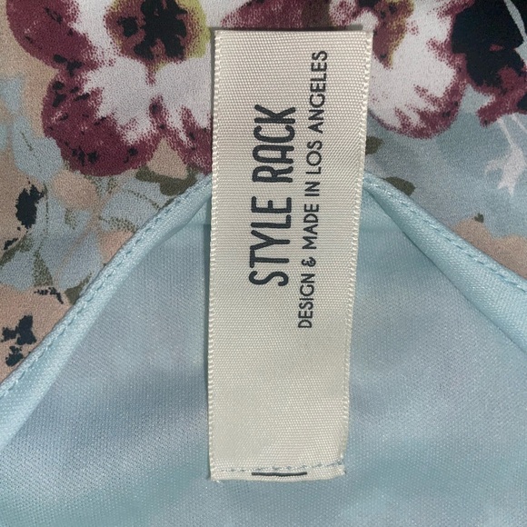 ⭐️SAVED BY FHE DRESS MINT FLORAL TANK SHORT DRESS SZ MEDIUM WARN ONCE - Picture 11 of 16